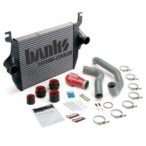 Ford F450 Intercooler Kit - Banks Power - Techni-Cooler - Red - `03-`04 Ford F450 Intercooler Kit - Banks Power - Techni-Cooler - Red - `03-`04
